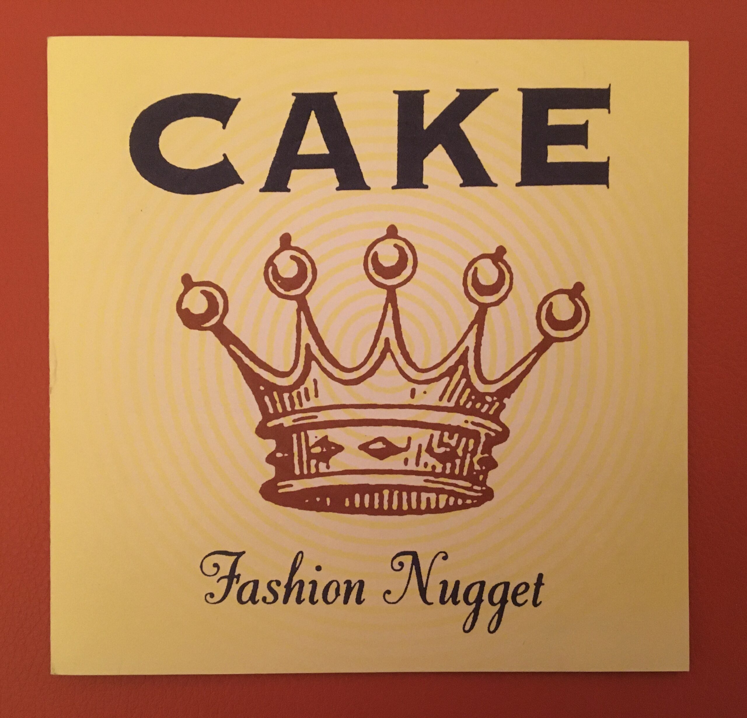 Cake “Fashion Nugget” 케익 ケーキ：久々に新鮮だったアルバム